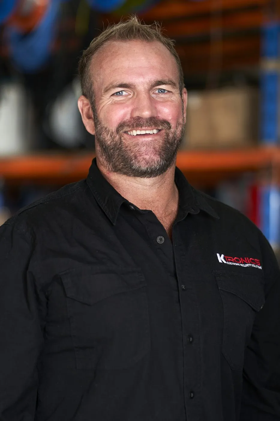 Karl, founder and Managing Director of Ktronics, in the Brookvale workshop